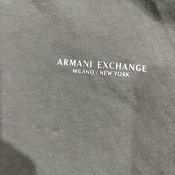 Armani Exchange men’s Olive Polo Shirt Size Small - Picture 2 of 4